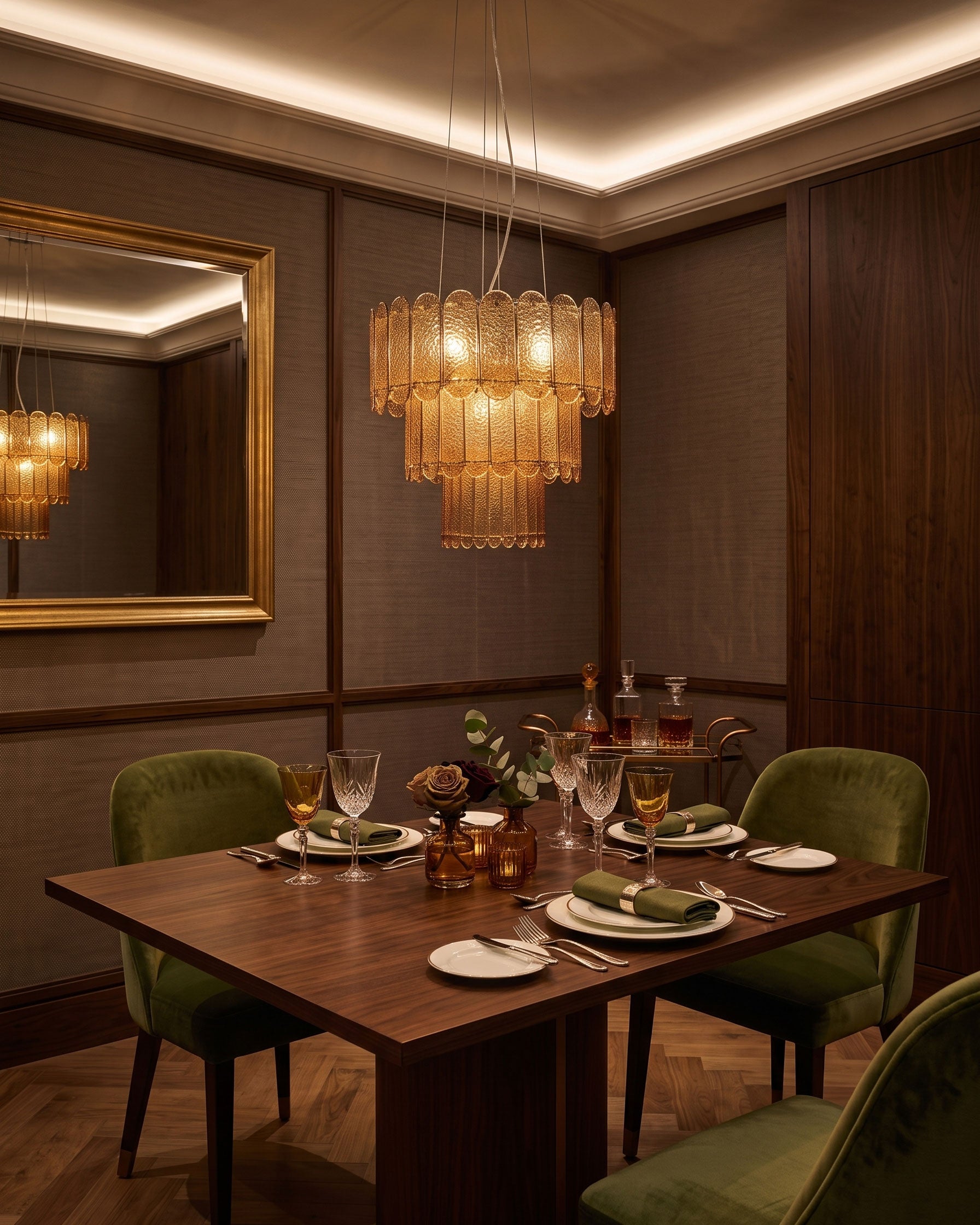 Bria Textured Chandelier