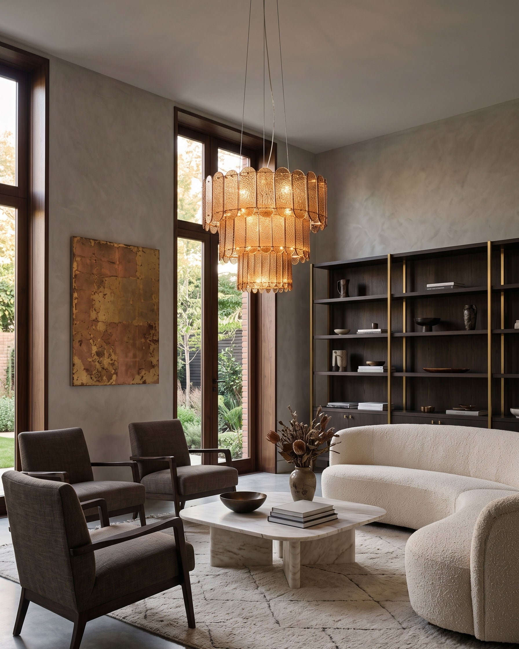 Bria Textured Chandelier