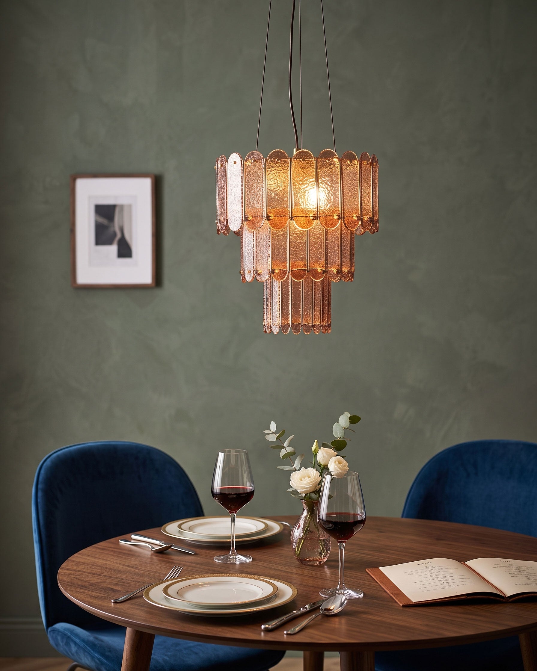Bria Textured Chandelier