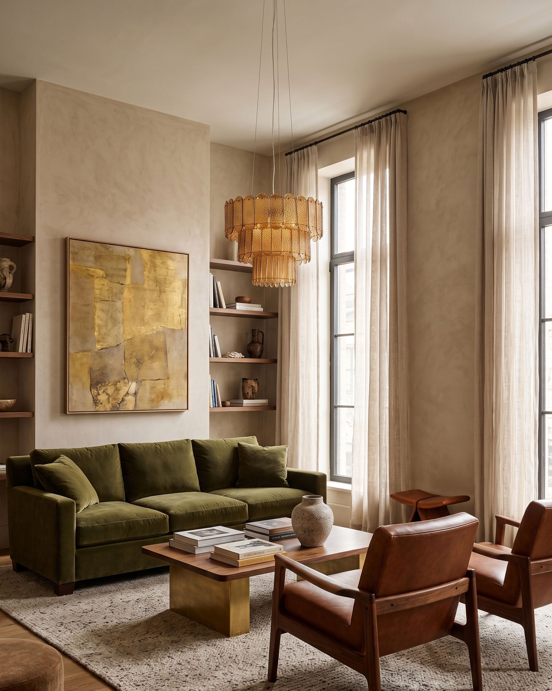 Bria Textured Chandelier
