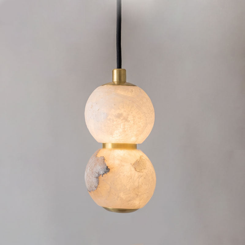 Bria Tiered Stone Pendant Light