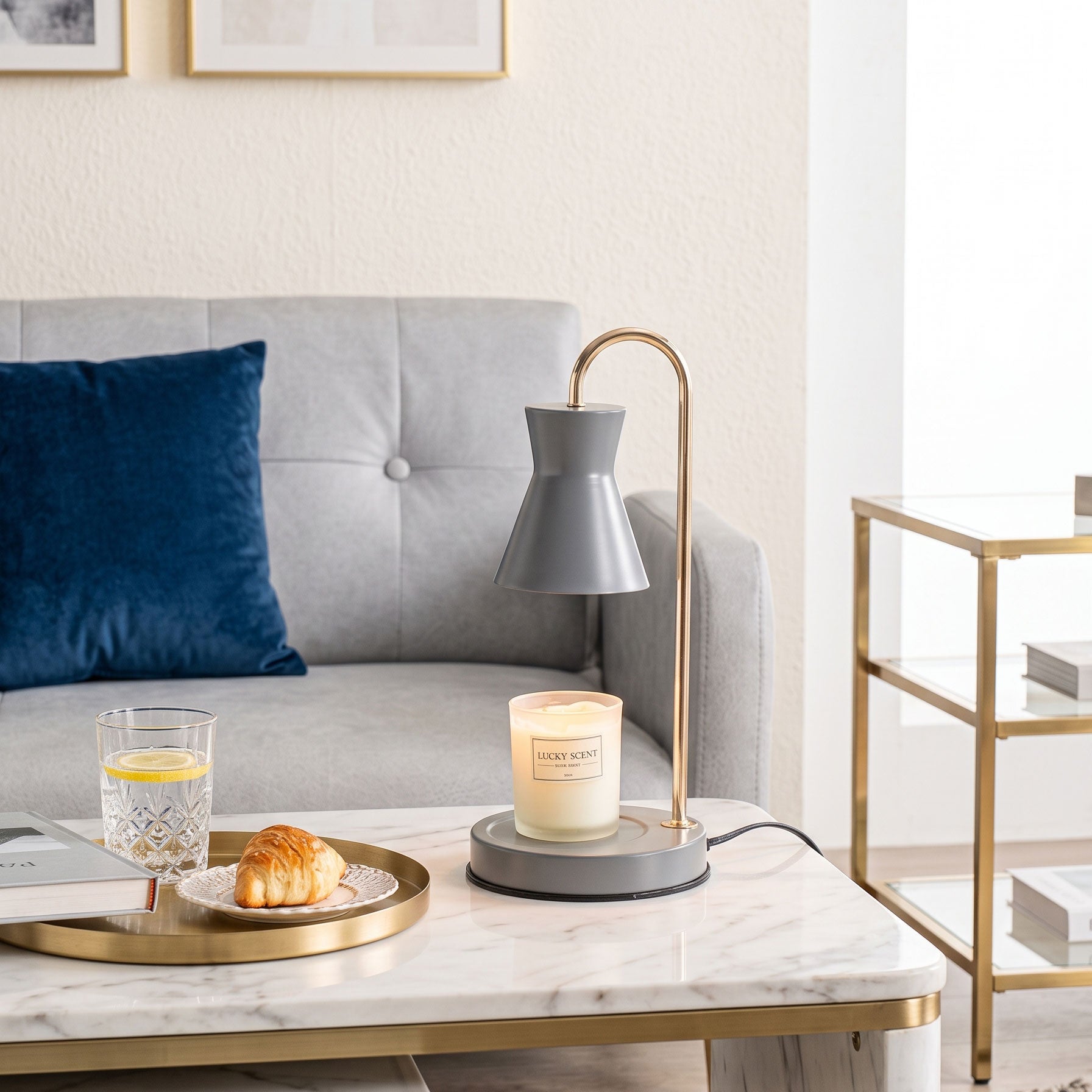 Briar Candle Table Lamp