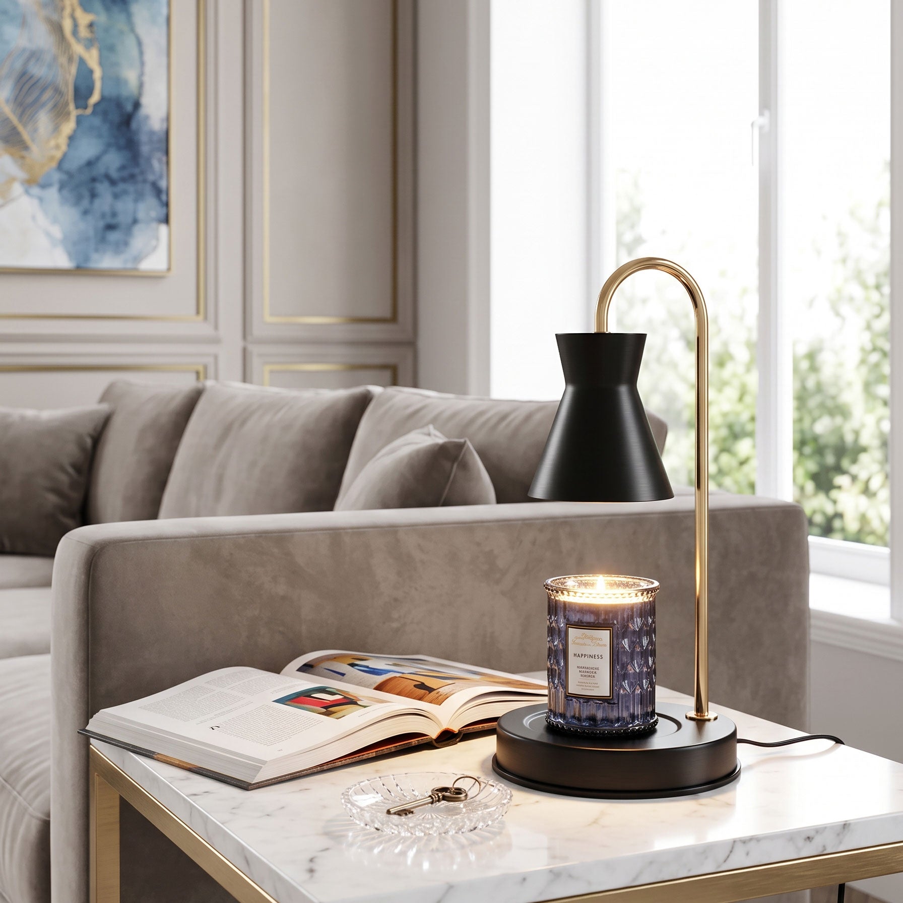Briar Candle Table Lamp