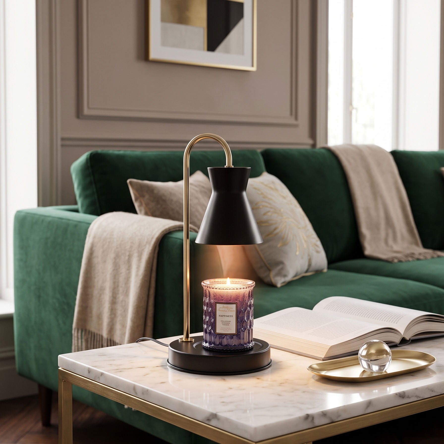 Briar Candle Table Lamp