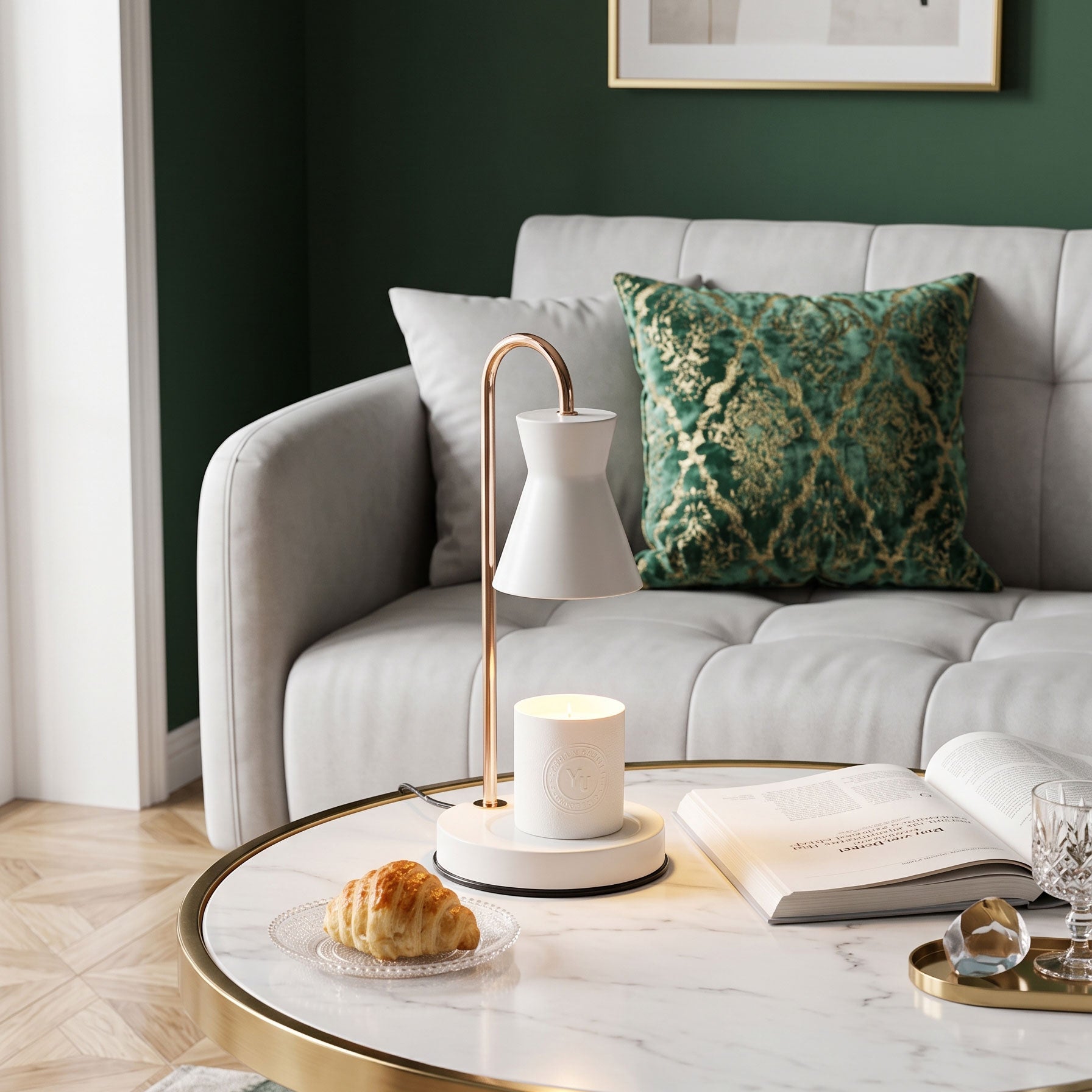 Briar Candle Table Lamp