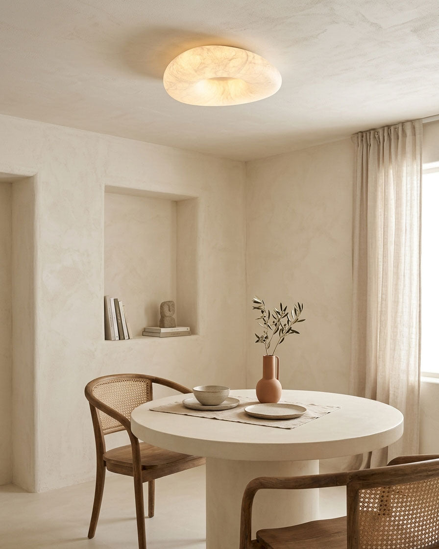 Brielle Silk Flush Mount Ceiling Light