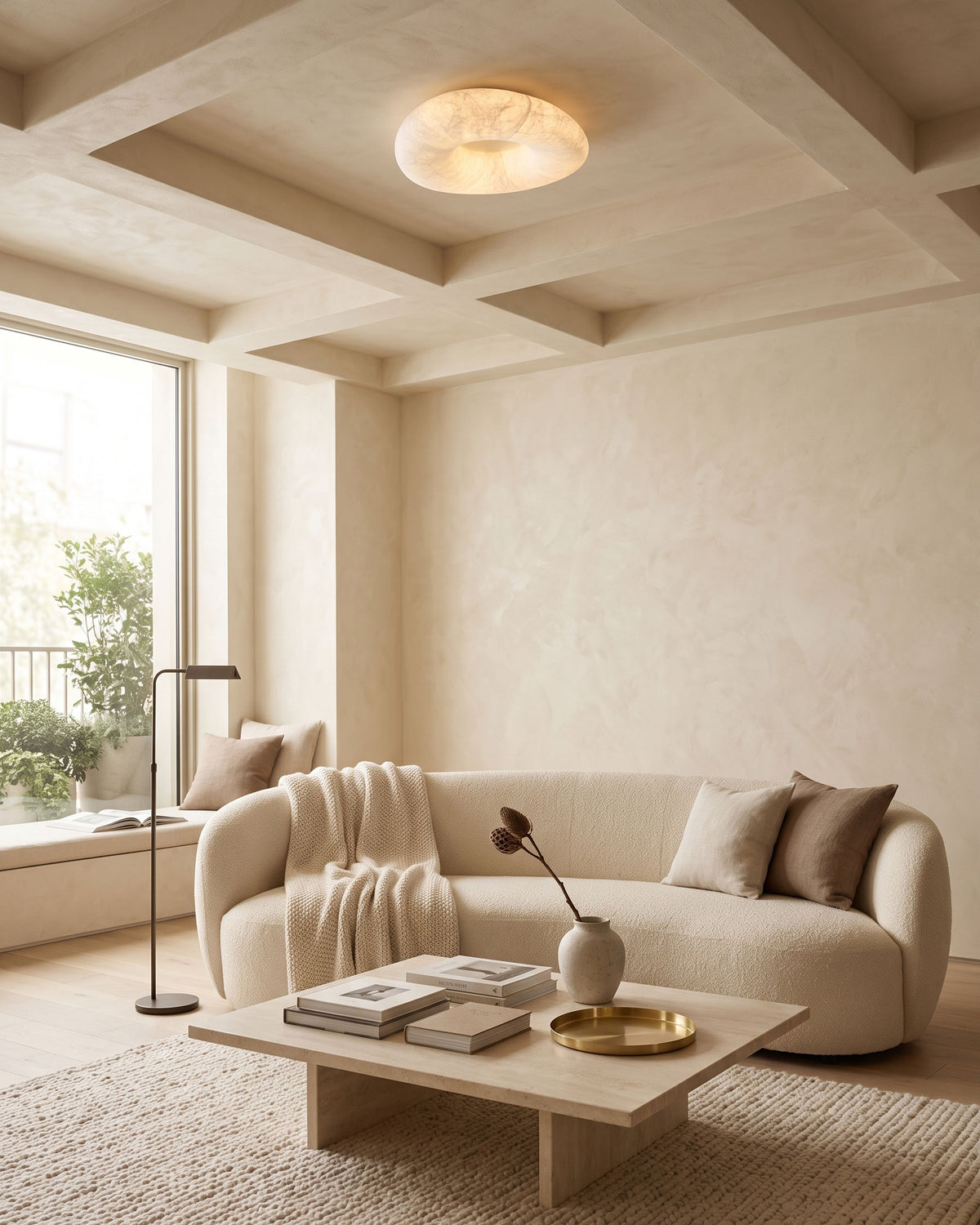 Brielle Silk Flush Mount Ceiling Light
