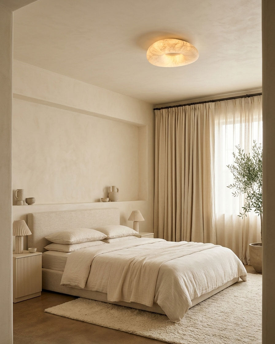Brielle Silk Flush Mount Ceiling Light
