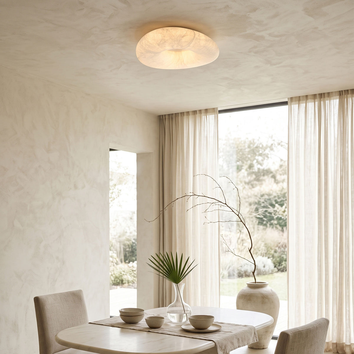 Brielle Silk Flush Mount Ceiling Light