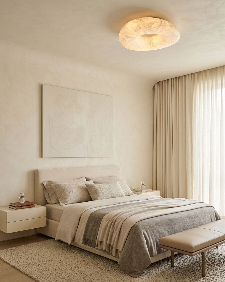 Brielle Silk Flush Mount Ceiling Light
