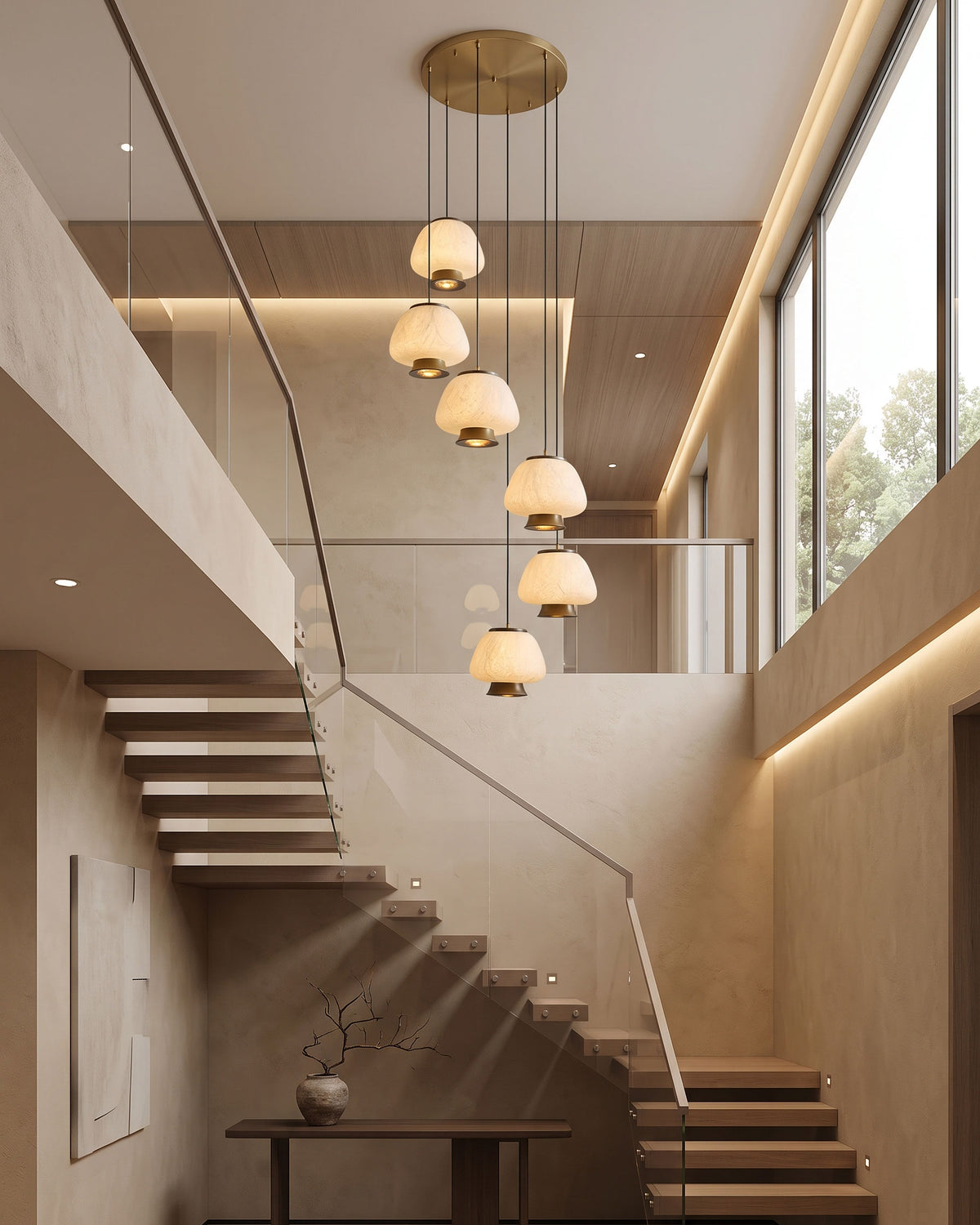 Brienna Natural Silk Chandelier