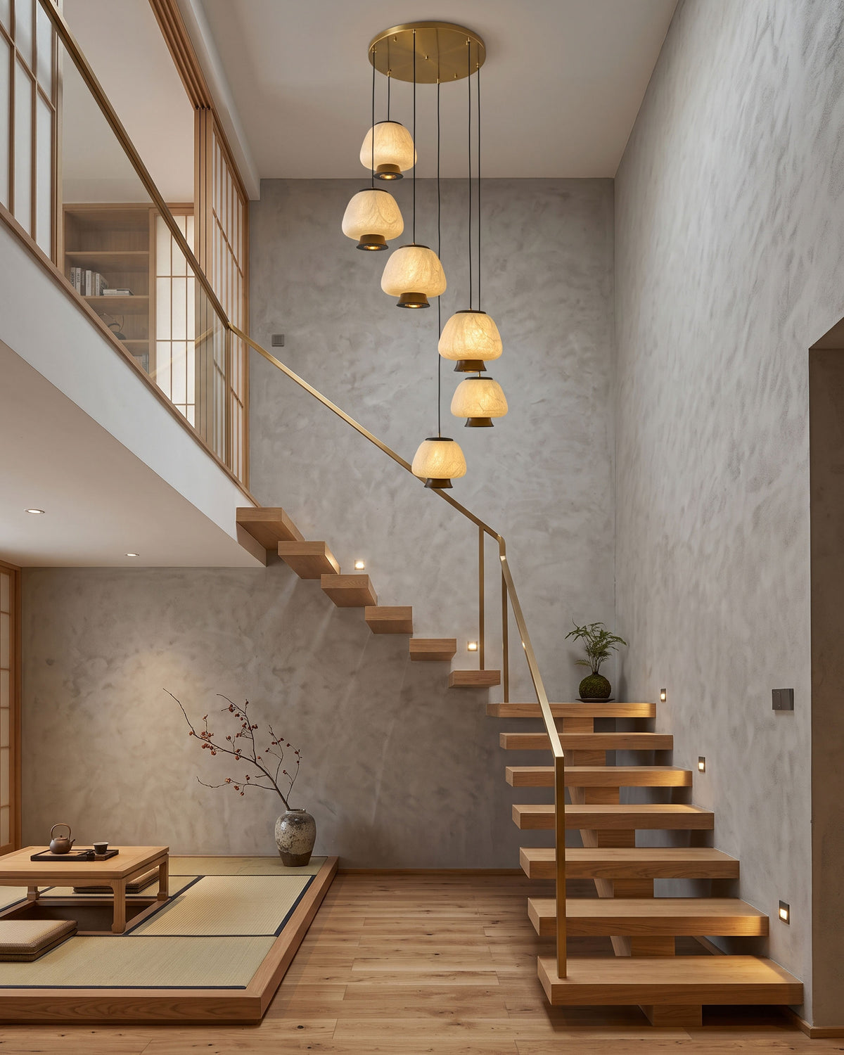 Brienna Natural Silk Chandelier