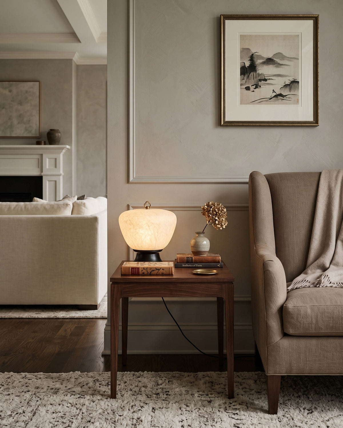 Brienna Natural Silk Table Lamp