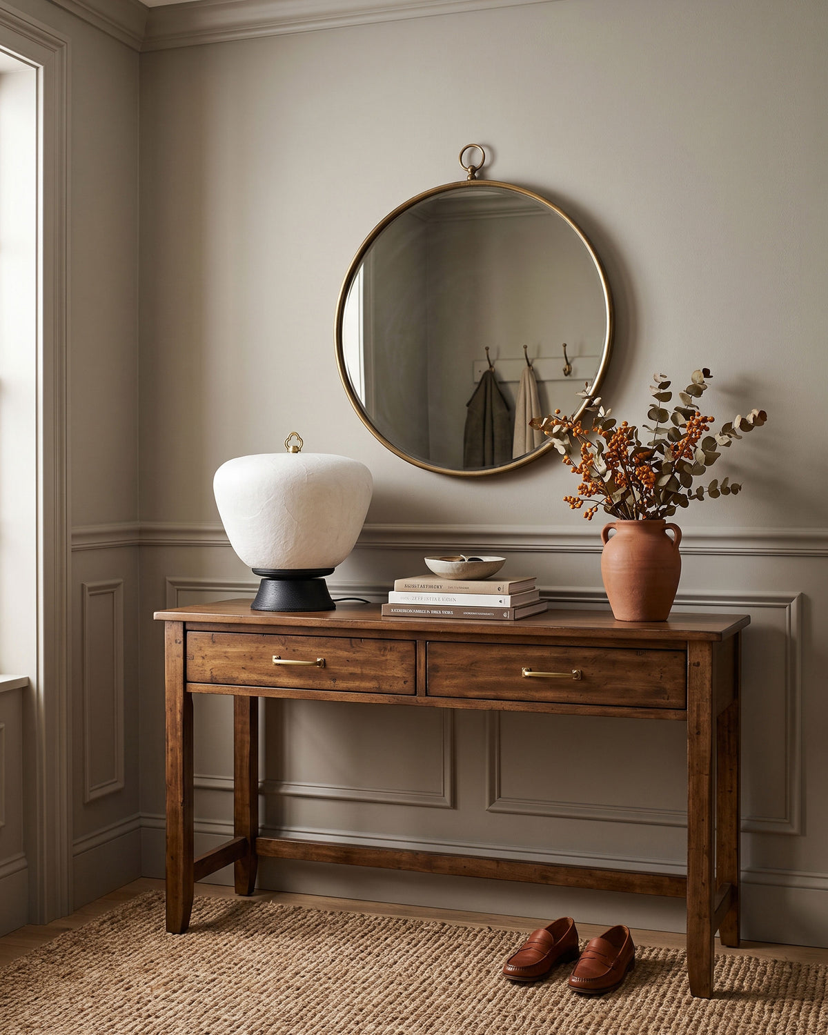 Brienna Natural Silk Table Lamp