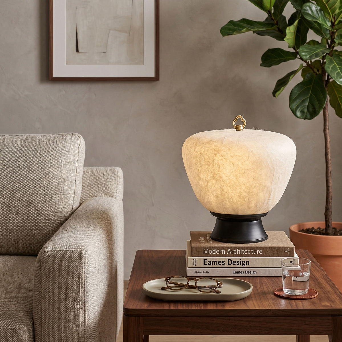 Brienna Natural Silk Table Lamp