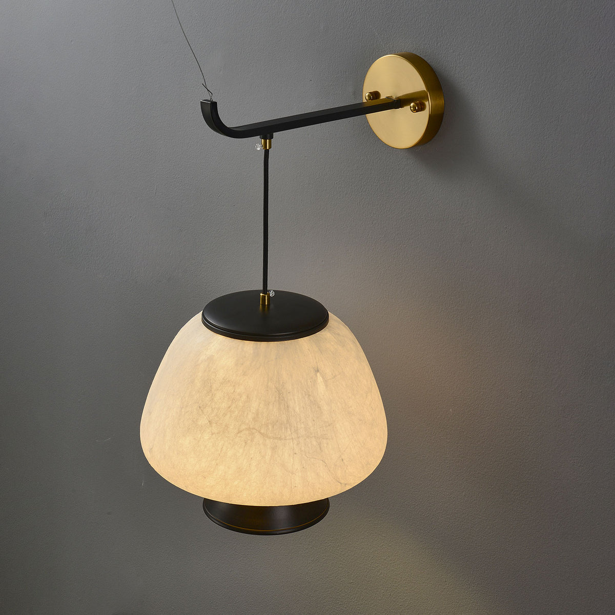 Brienna Natural Silk Wall Sconce