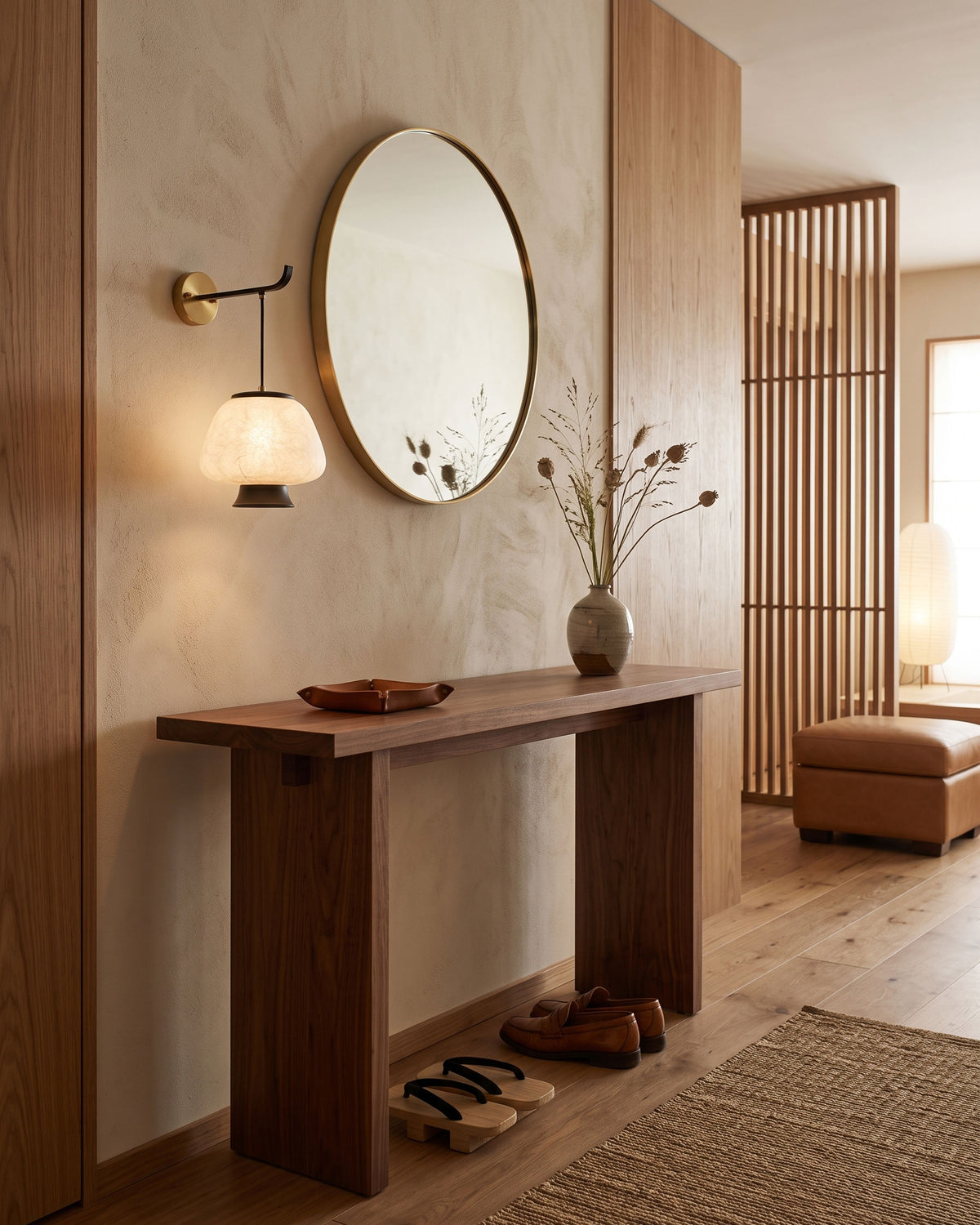Brienna Natural Silk Wall Sconce