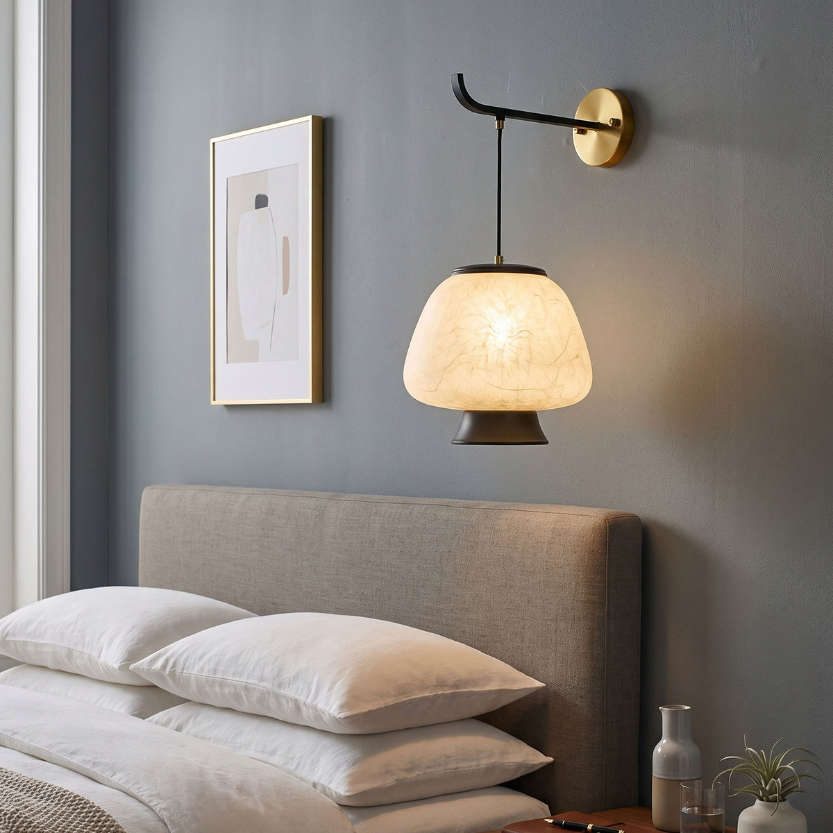 Brienna Natural Silk Wall Sconce