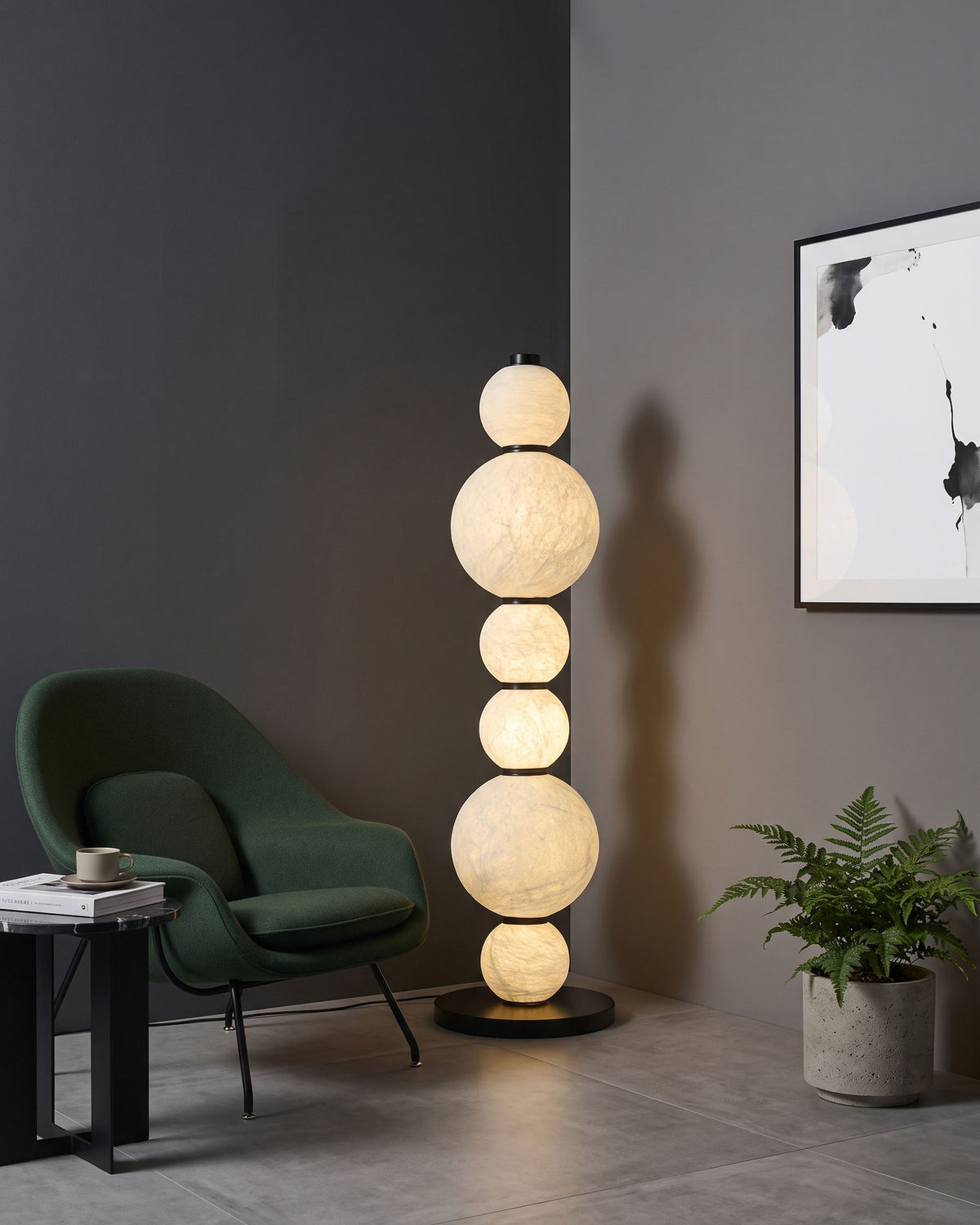 Brier Natural Silk Floor Lamp