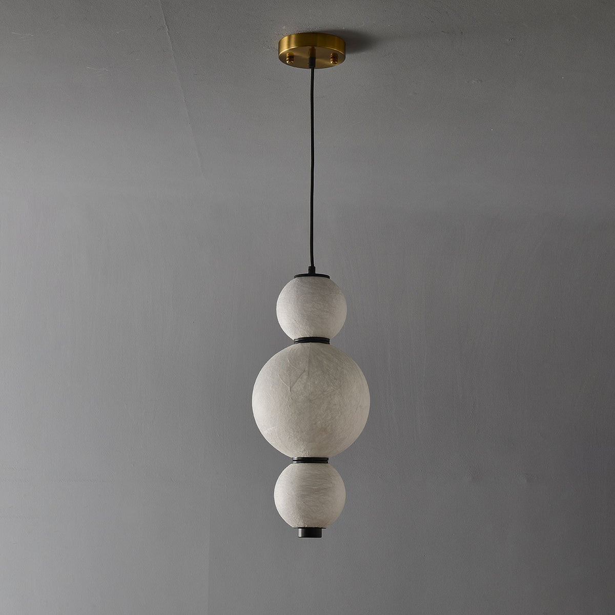 Brier Natural Silk Pendant Light