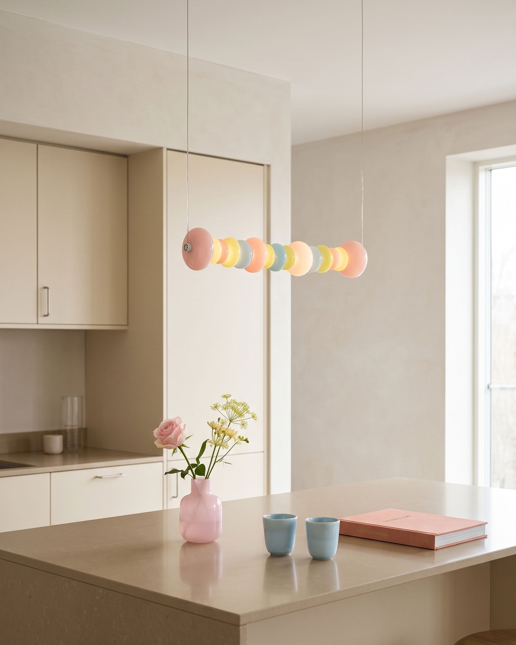 Briony Colorful Bead Pendant Light