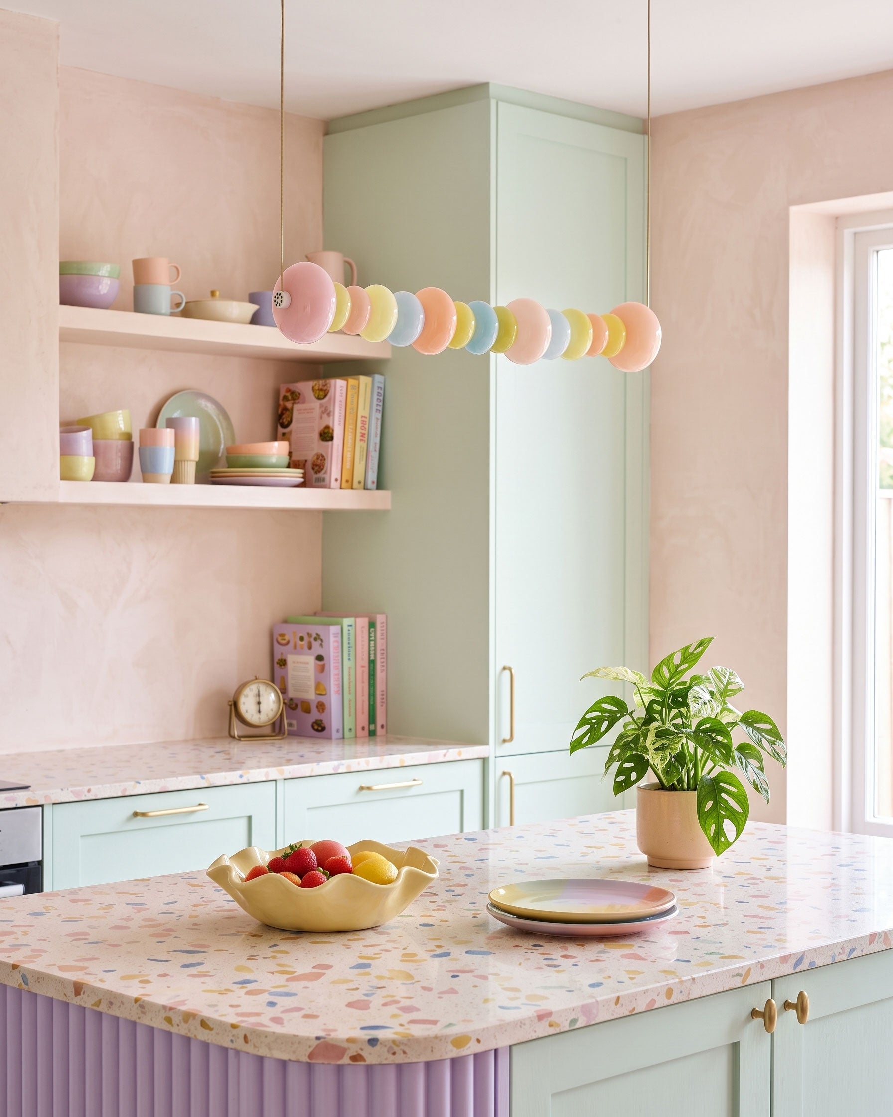 Briony Colorful Bead Pendant Light