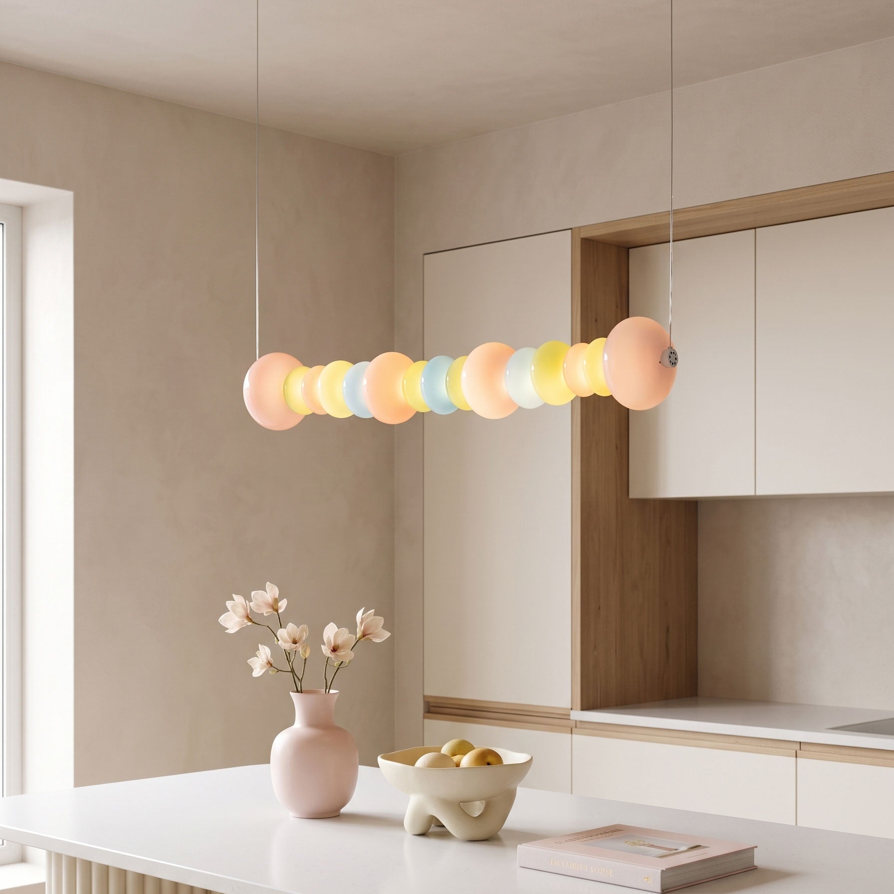 Briony Colorful Bead Pendant Light