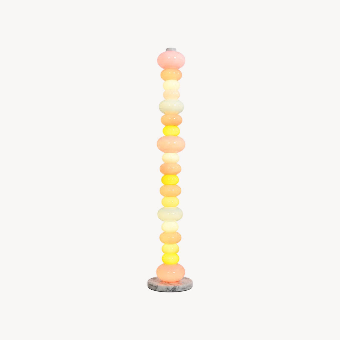 Briony Stacked Glass Floor Lamp