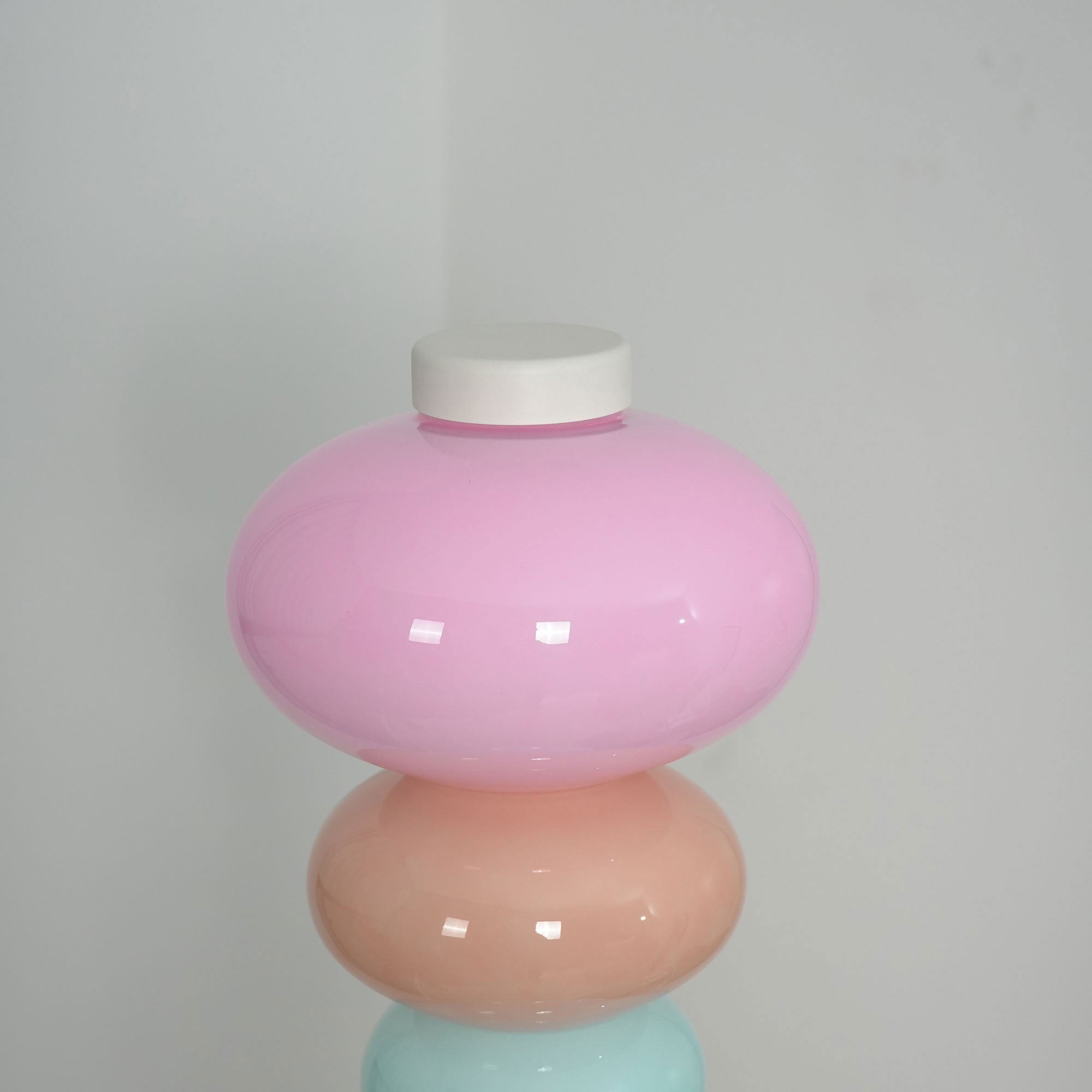 Briony Stacked Glass Floor Lamp