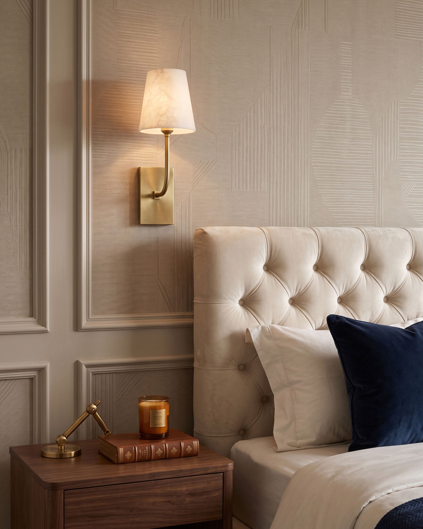 Bronson Alabaster Wall Sconce