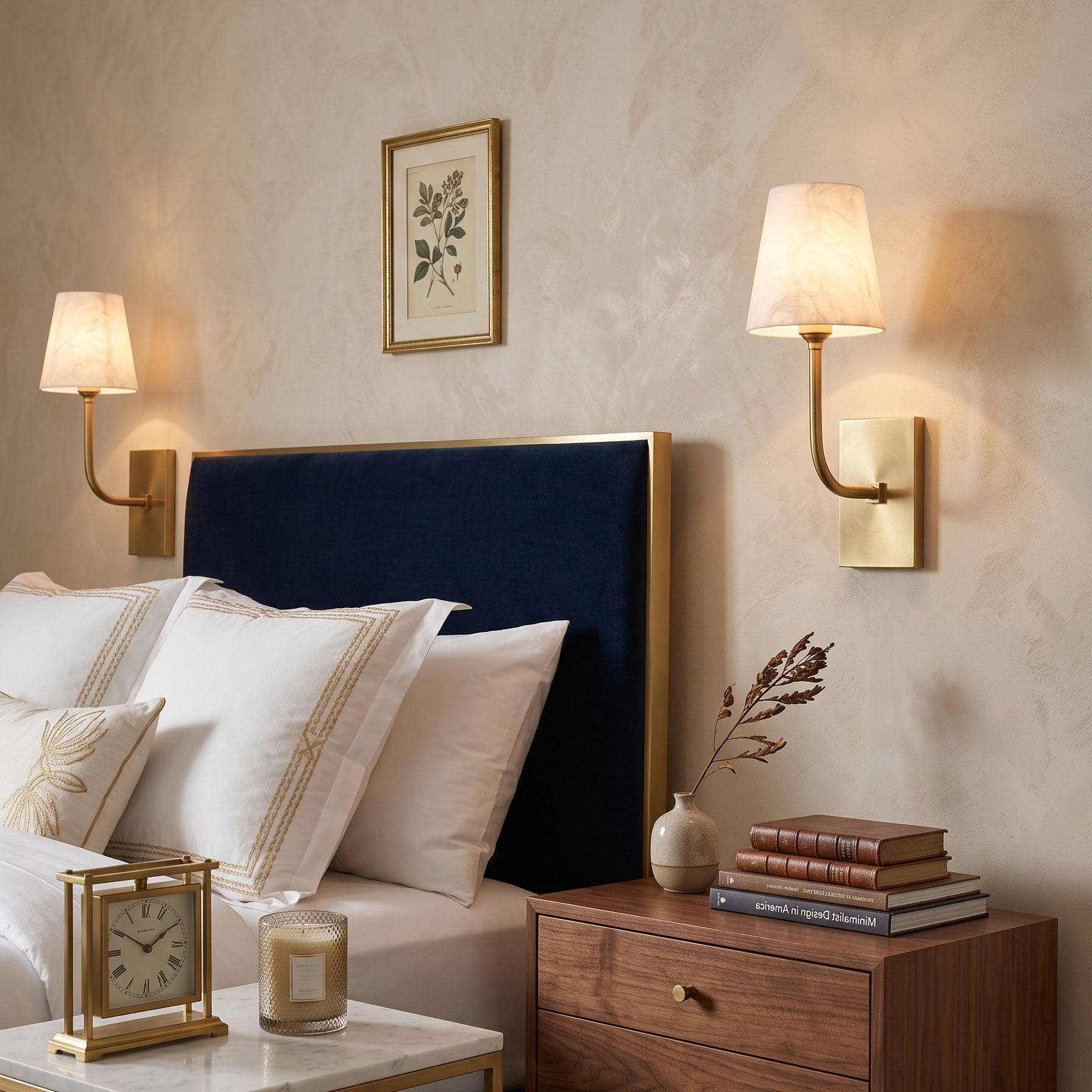 Bronson Alabaster Wall Sconce