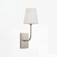 Brushed Nickel & White