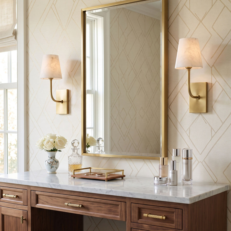 Bronson Alabaster Wall Sconce – detail 3
