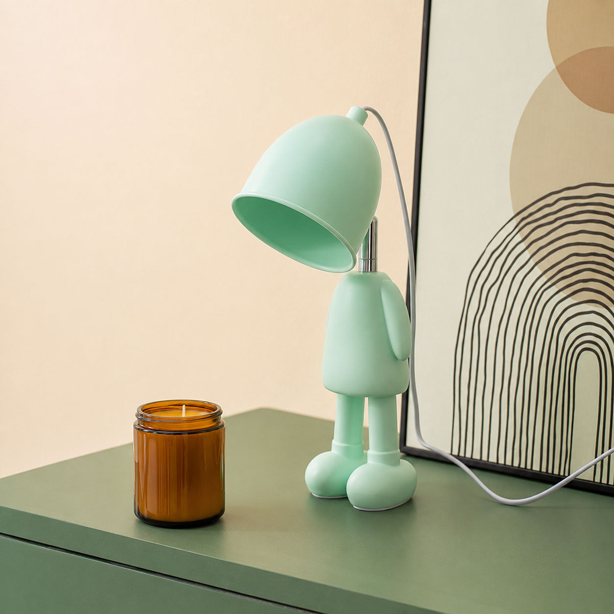 Burbank Whimsical Humanoid Table Lamp