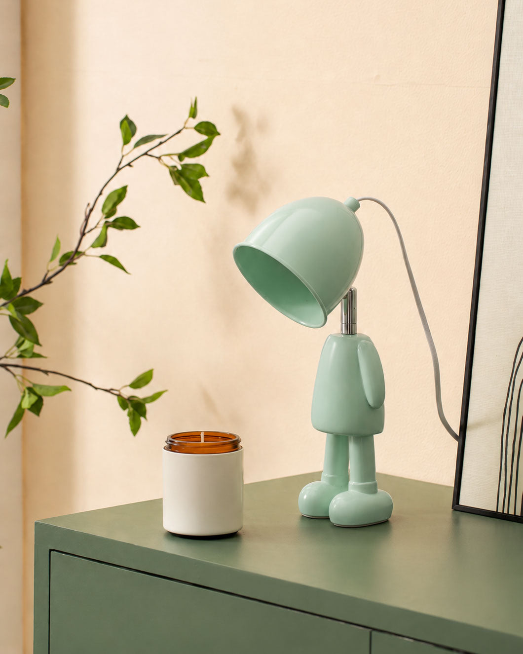 Burbank Whimsical Humanoid Table Lamp