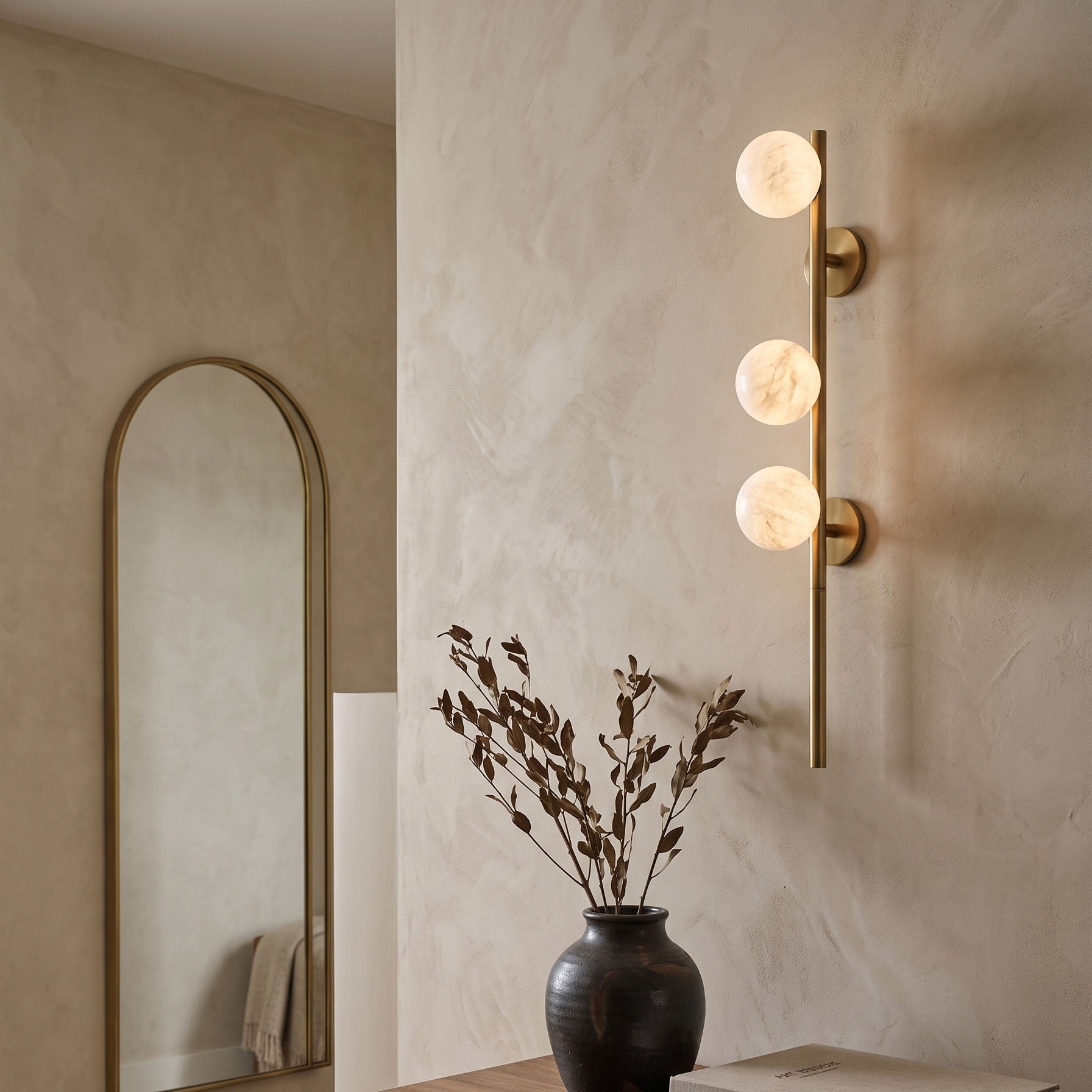 Callan Alabaster Wall Sconce