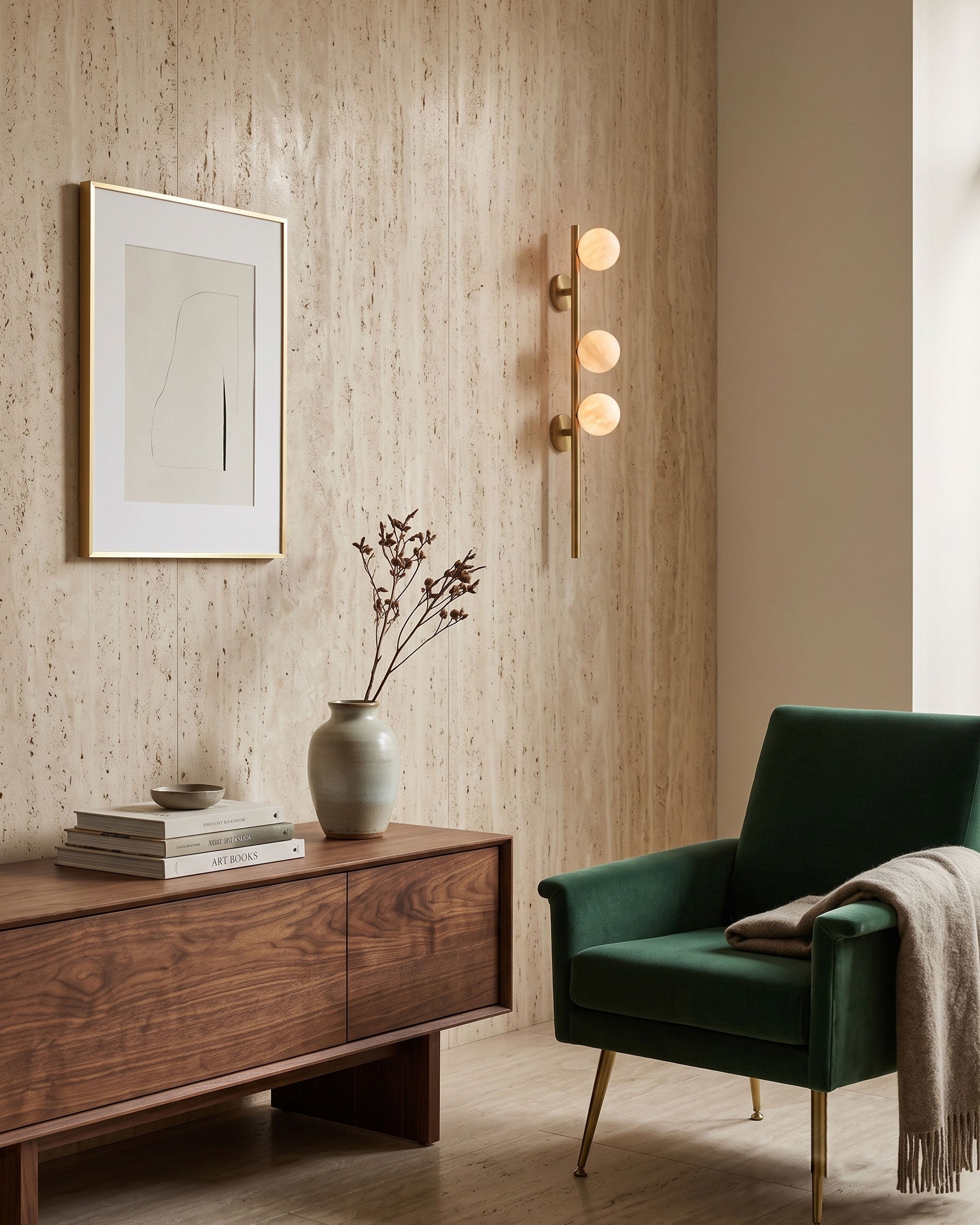 Callan Alabaster Wall Sconce