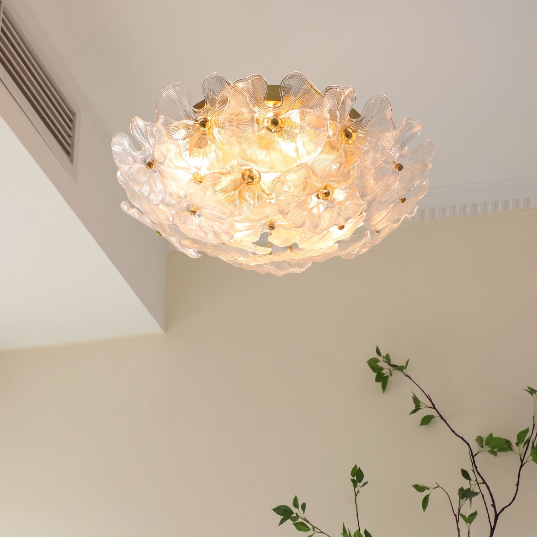 Callen Flower Semi-Flush Mount