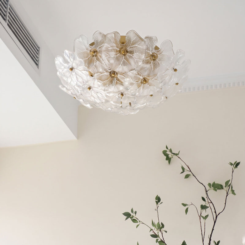Callen Flower Semi-Flush Mount