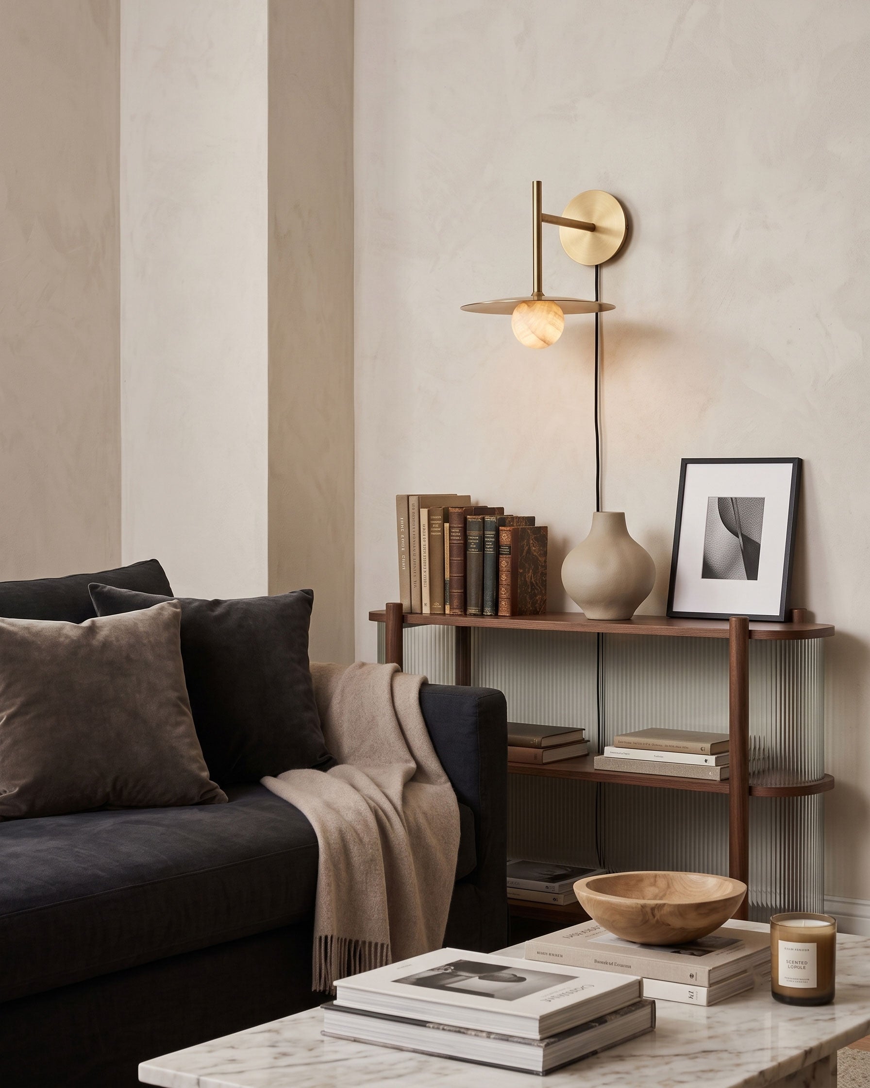Callista Plug-In Wall Sconce
