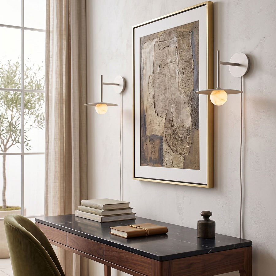 Callista Plug-In Wall Sconce – detail 3