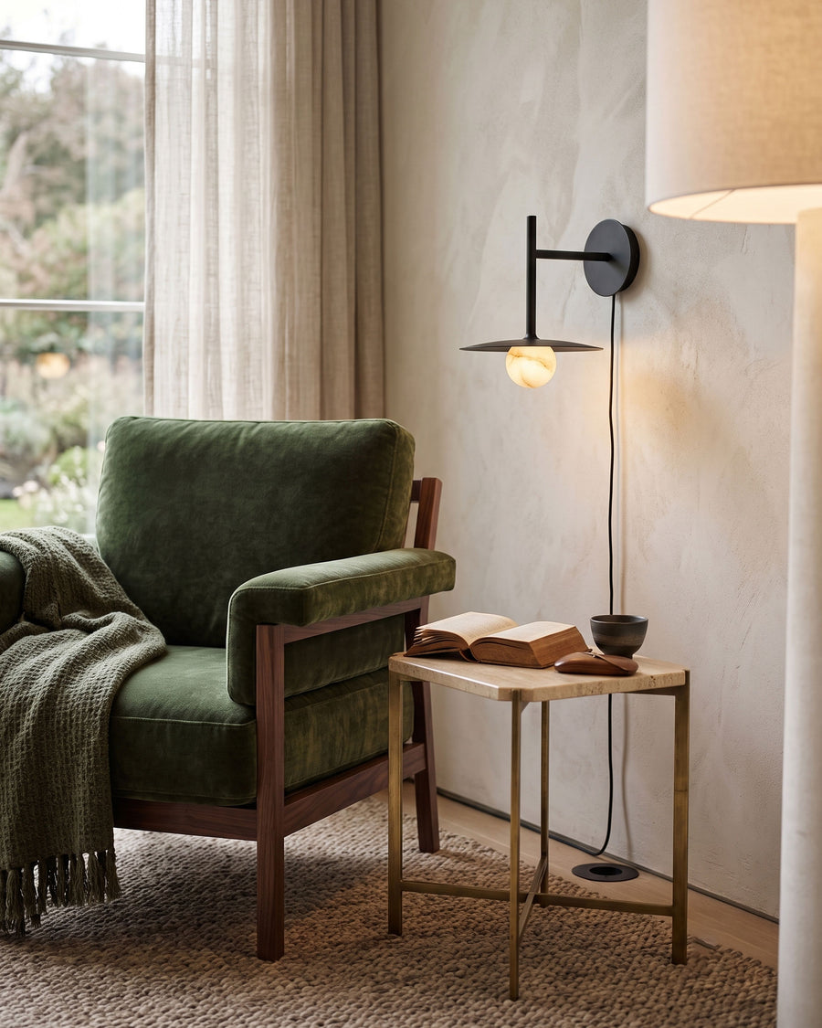 Callista Plug-In Wall Sconce – detail 5