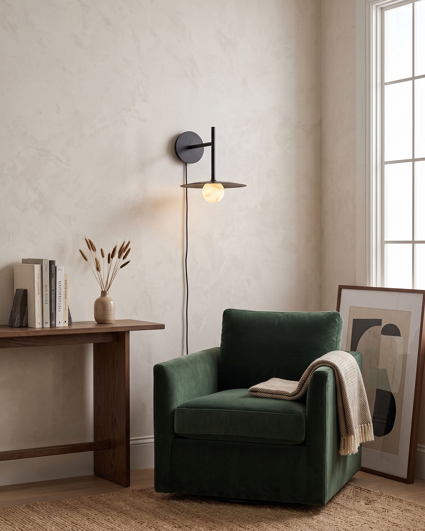 Callista Plug-In Wall Sconce