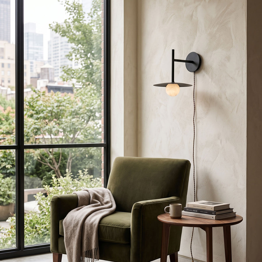 Callista Plug-In Wall Sconce – detail 6