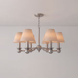 Satin Nickel & White