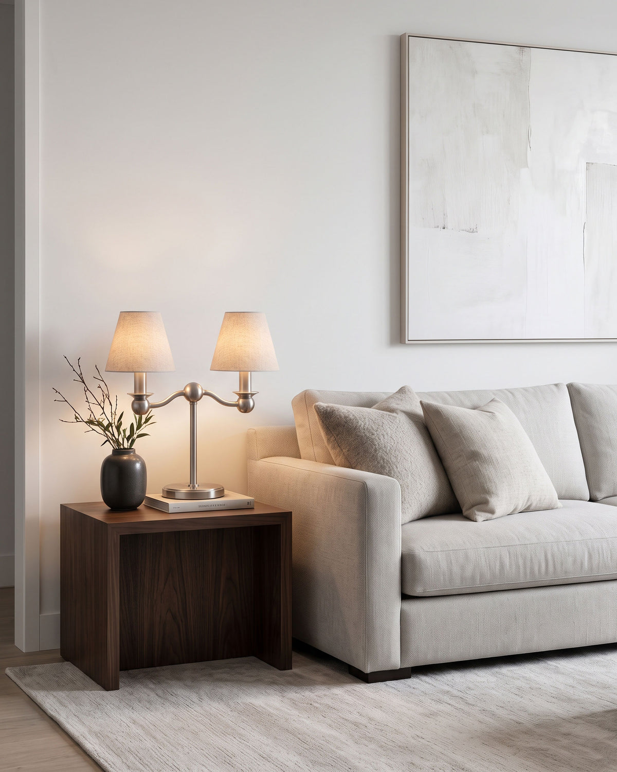 Casper Linen Fabric Table Lamp