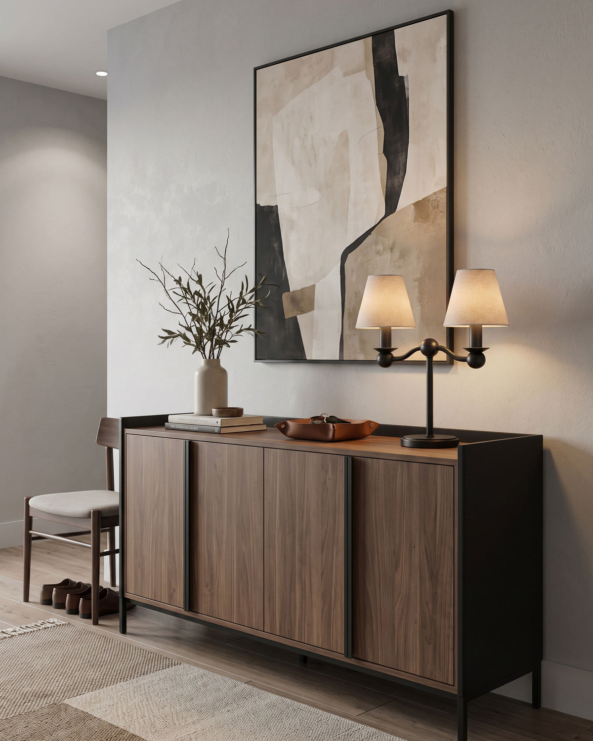Casper Linen Fabric Table Lamp