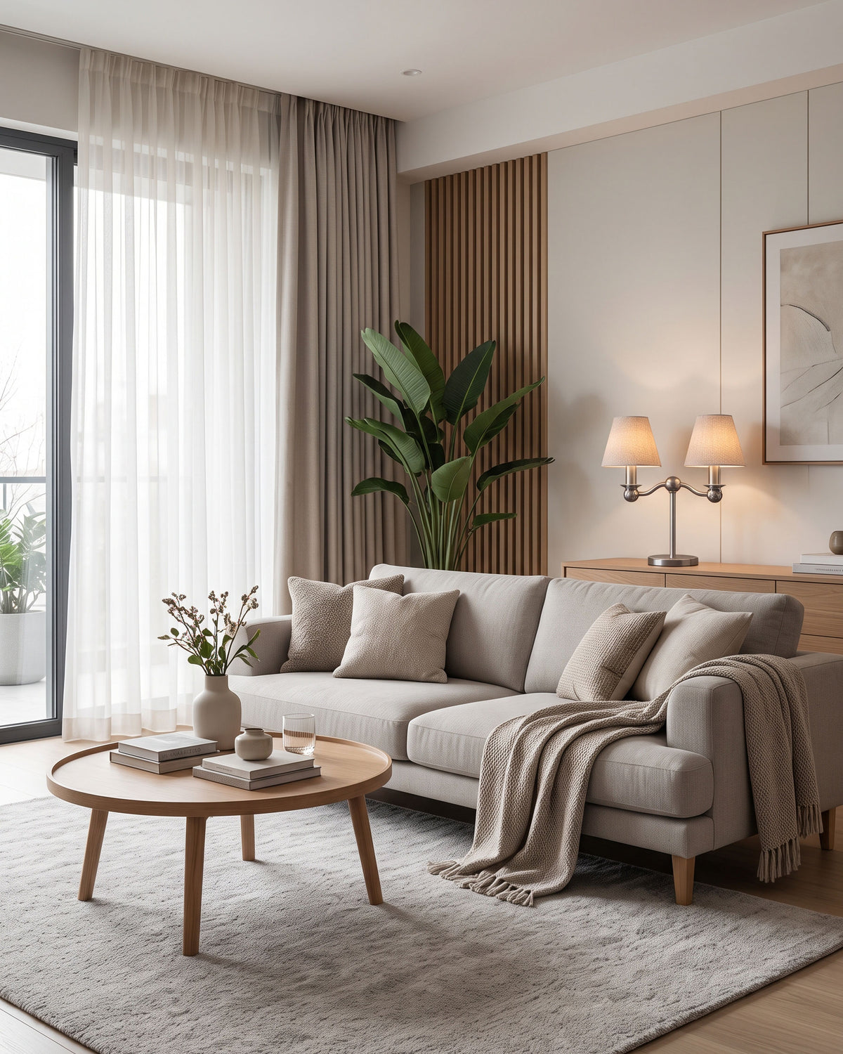 Casper Linen Fabric Table Lamp
