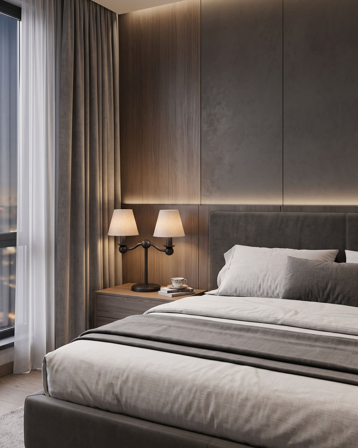 Casper Linen Fabric Table Lamp