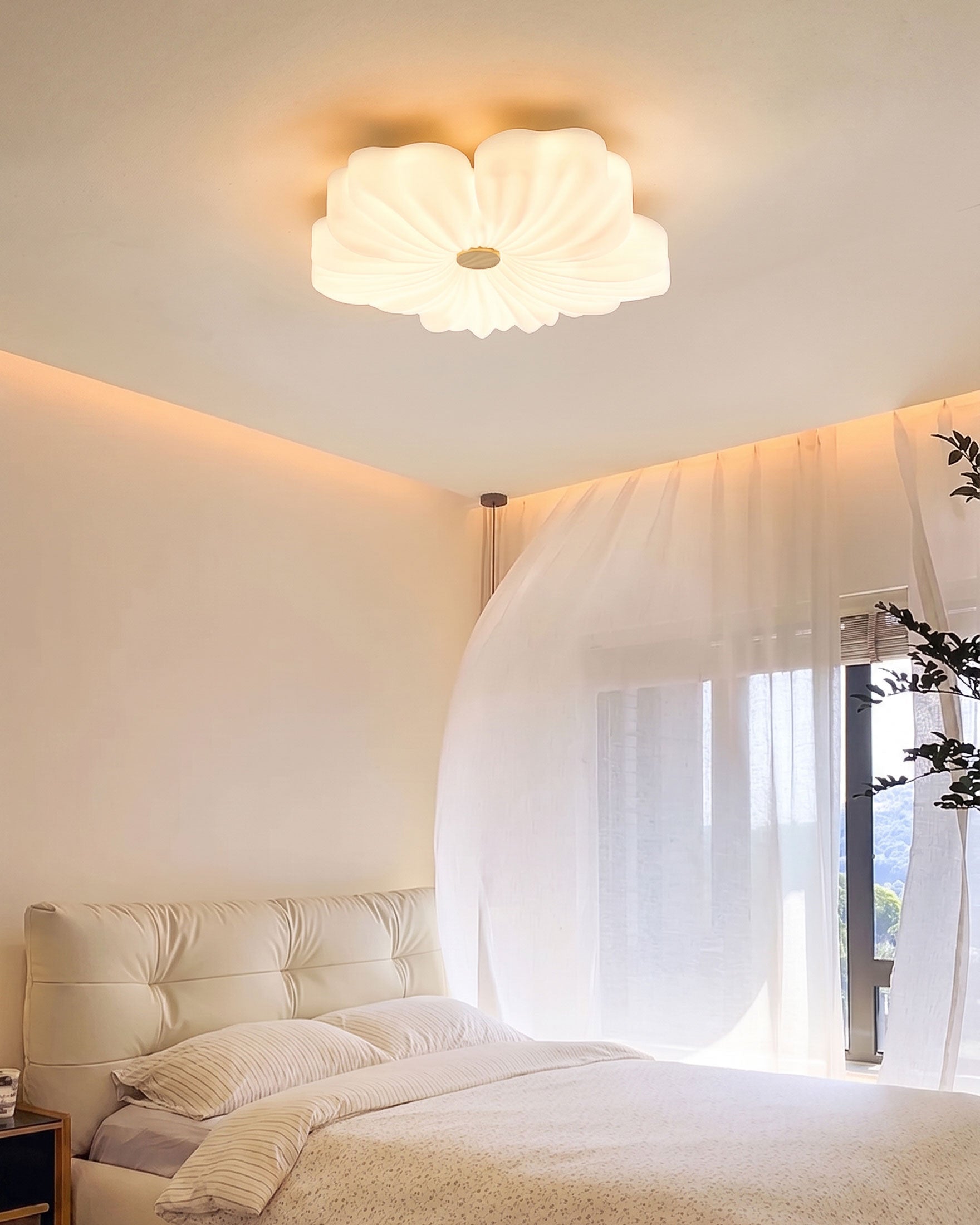 Caspian Flower Flush Mount